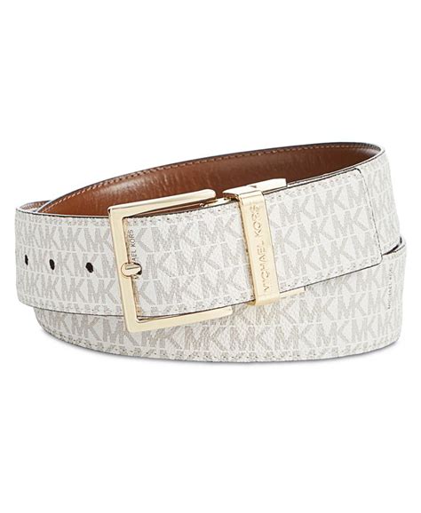 michael kors belts mens|michael kors reversible leather belt.